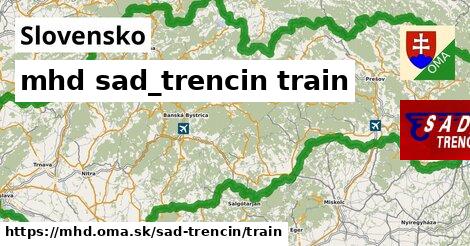 Slovensko Doprava sad-trencin train