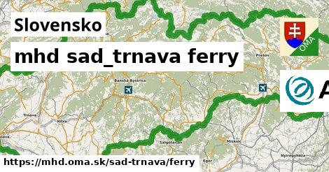 Slovensko Doprava sad-trnava ferry