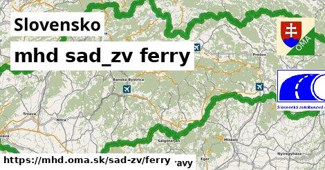 Slovensko Doprava sad-zv ferry