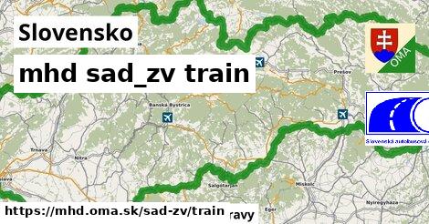 Slovensko Doprava sad-zv train