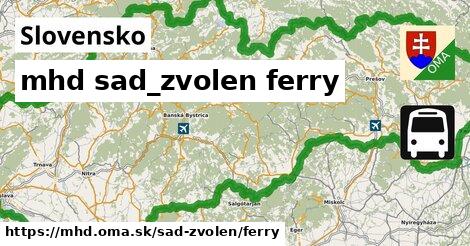 Slovensko Doprava sad-zvolen ferry