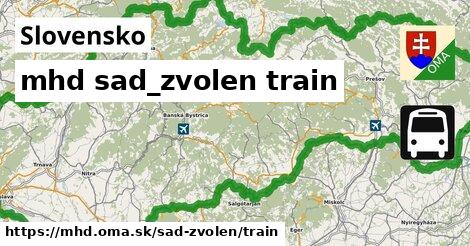 Slovensko Doprava sad-zvolen train