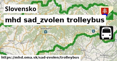 Slovensko Doprava sad-zvolen trolleybus