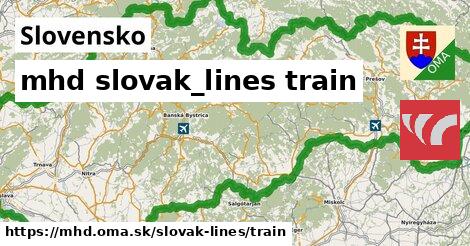 Slovensko Doprava slovak-lines train