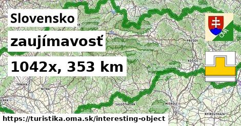 Slovensko Turistické trasy zaujímavosť 