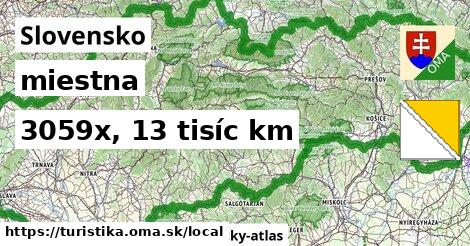 Slovensko Turistické trasy miestna 
