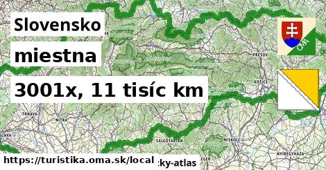 Slovensko Turistické trasy miestna 