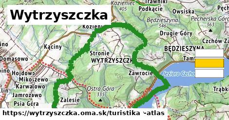 Wytrzyszczka Turistické trasy  