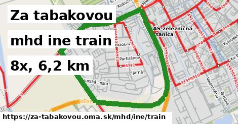 Za tabakovou Doprava iná train