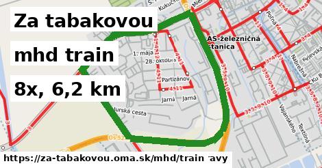 Za tabakovou Doprava train 