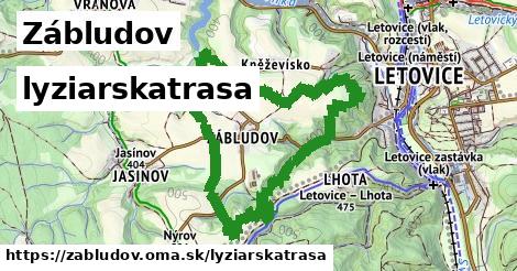 Zábludov Lyžiarske trasy  
