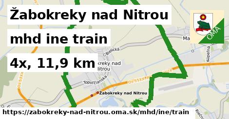 Žabokreky nad Nitrou Doprava iná train