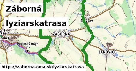 Záborná Lyžiarske trasy  