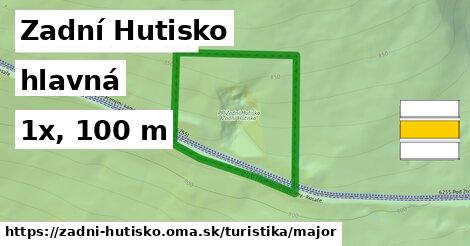 Zadní Hutisko Turistické trasy hlavná 