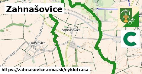 Zahnašovice Cyklotrasy  