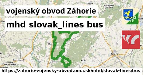 vojenský obvod Záhorie Doprava slovak-lines bus