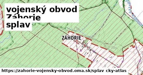 vojenský obvod Záhorie Splav  