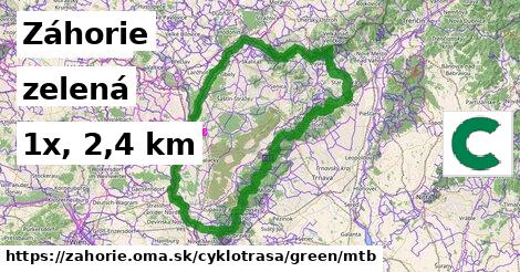 Záhorie Cyklotrasy zelená mtb