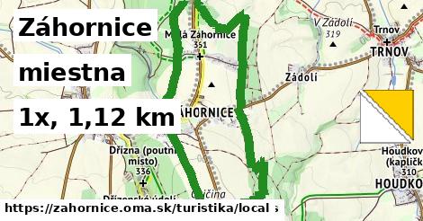 Záhornice Turistické trasy miestna 