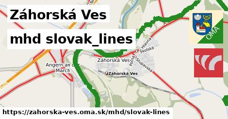 Záhorská Ves Doprava slovak-lines 