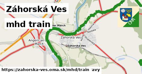 Záhorská Ves Doprava train 