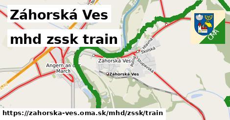 Záhorská Ves Doprava zssk train