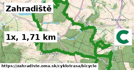 Zahradiště Cyklotrasy bicycle 