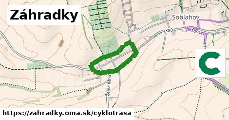 Záhradky Cyklotrasy  