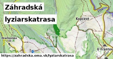 Záhradská Lyžiarske trasy  