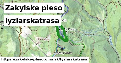 Zakylske pleso Lyžiarske trasy  