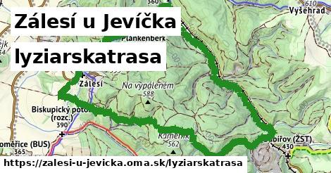 Zálesí u Jevíčka Lyžiarske trasy  