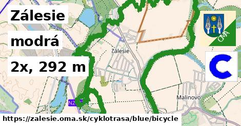 Zálesie Cyklotrasy modrá bicycle