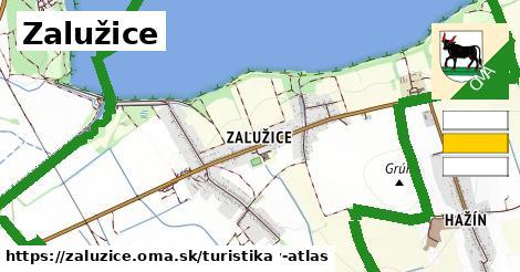 Zalužice Turistické trasy  