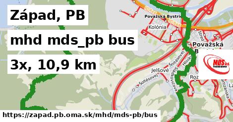 Západ, PB Doprava mds-pb bus