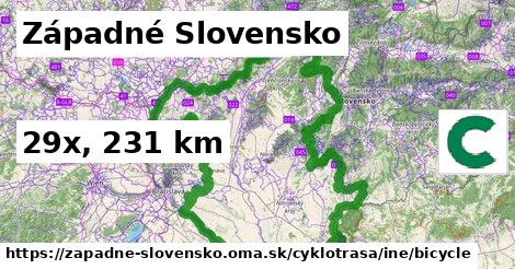 Západné Slovensko Cyklotrasy iná bicycle