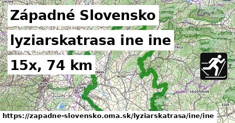 Západné Slovensko Lyžiarske trasy iná iná