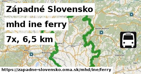 Západné Slovensko Doprava iná ferry