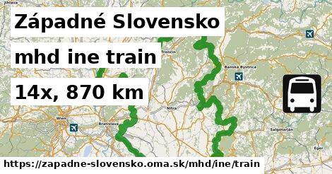 Západné Slovensko Doprava iná train