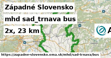 Západné Slovensko Doprava sad-trnava bus