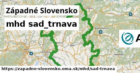 Západné Slovensko Doprava sad-trnava 