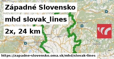 Západné Slovensko Doprava slovak-lines 