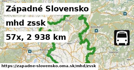 Západné Slovensko Doprava zssk 