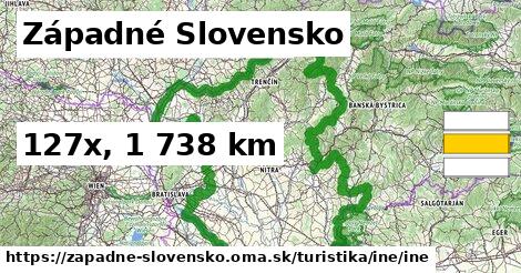 Západné Slovensko Turistické trasy iná iná