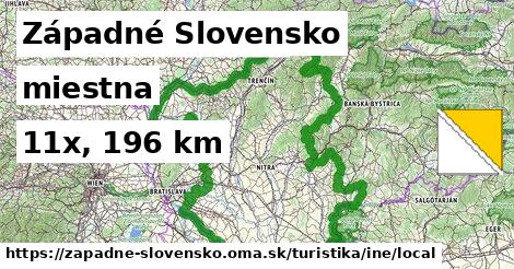 Západné Slovensko Turistické trasy iná miestna