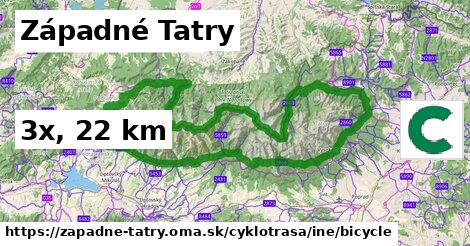 Západné Tatry Cyklotrasy iná bicycle