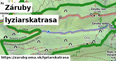 Záruby Lyžiarske trasy  