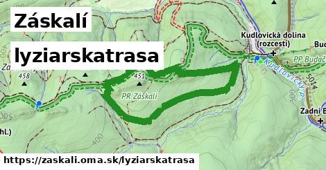 Záskalí Lyžiarske trasy  