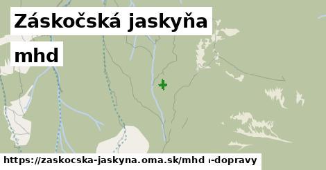 Záskočská jaskyňa Doprava  