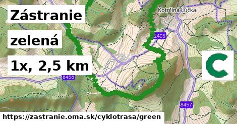 Zástranie Cyklotrasy zelená 