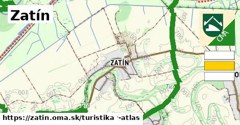 Zatín Turistické trasy  